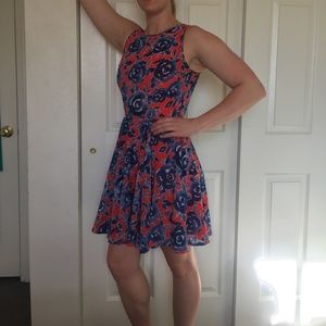 Sleeveless Rose Dress